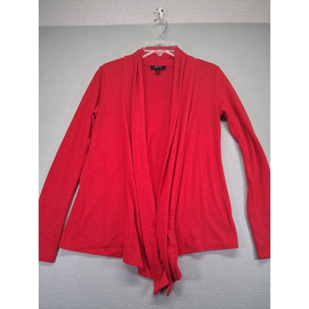 BCX Red‎ Cardigan Women's Sweater Size S